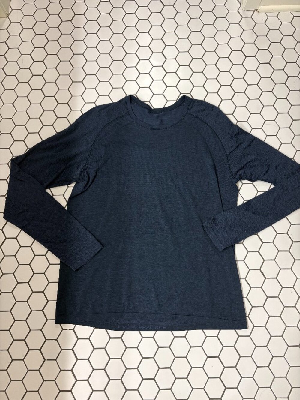 Lululemon Metal Vent Tech Long Sleeve Navy XXL Men's Running Shirt